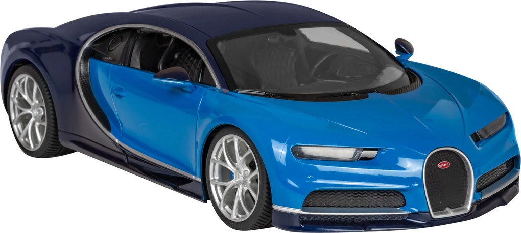 Bugatti Chiron modrý RASTAR model 1:14 Auto na diaľkové ovládanie + LED svetlá + 2,4 GHz diaľkové ovládanie