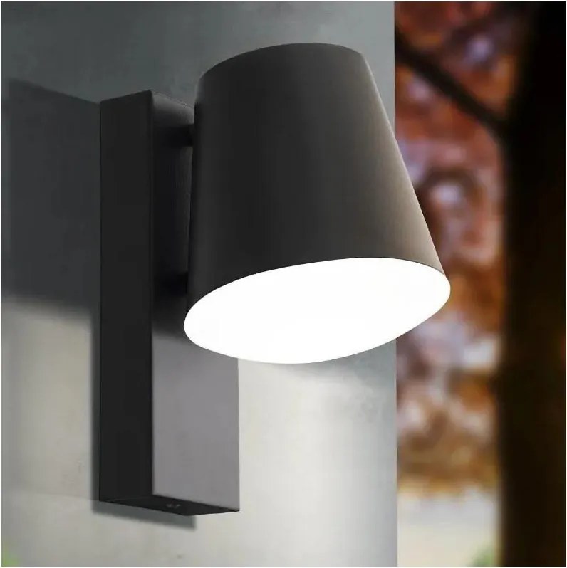 Eglo 33559 - LED Vonkajšie nástenné svietidlo CALDIERO-C 1xE27/9W/230V IP44