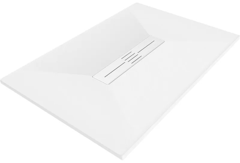 Mexen Toro obdélníkový sprchový kout SMC 140 x 80 cm, bílý, kryt bílý - 43108014-W