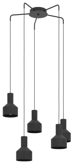 Eglo 99553 - Luster na lanku CASIBARE 5xE27/40W/230V