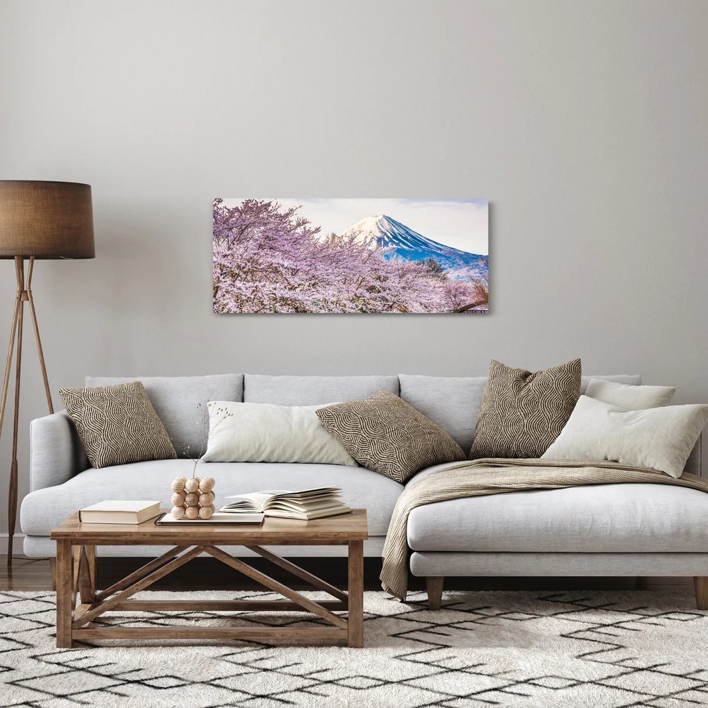 Obraz - Japonsko na jar (120x50 cm)