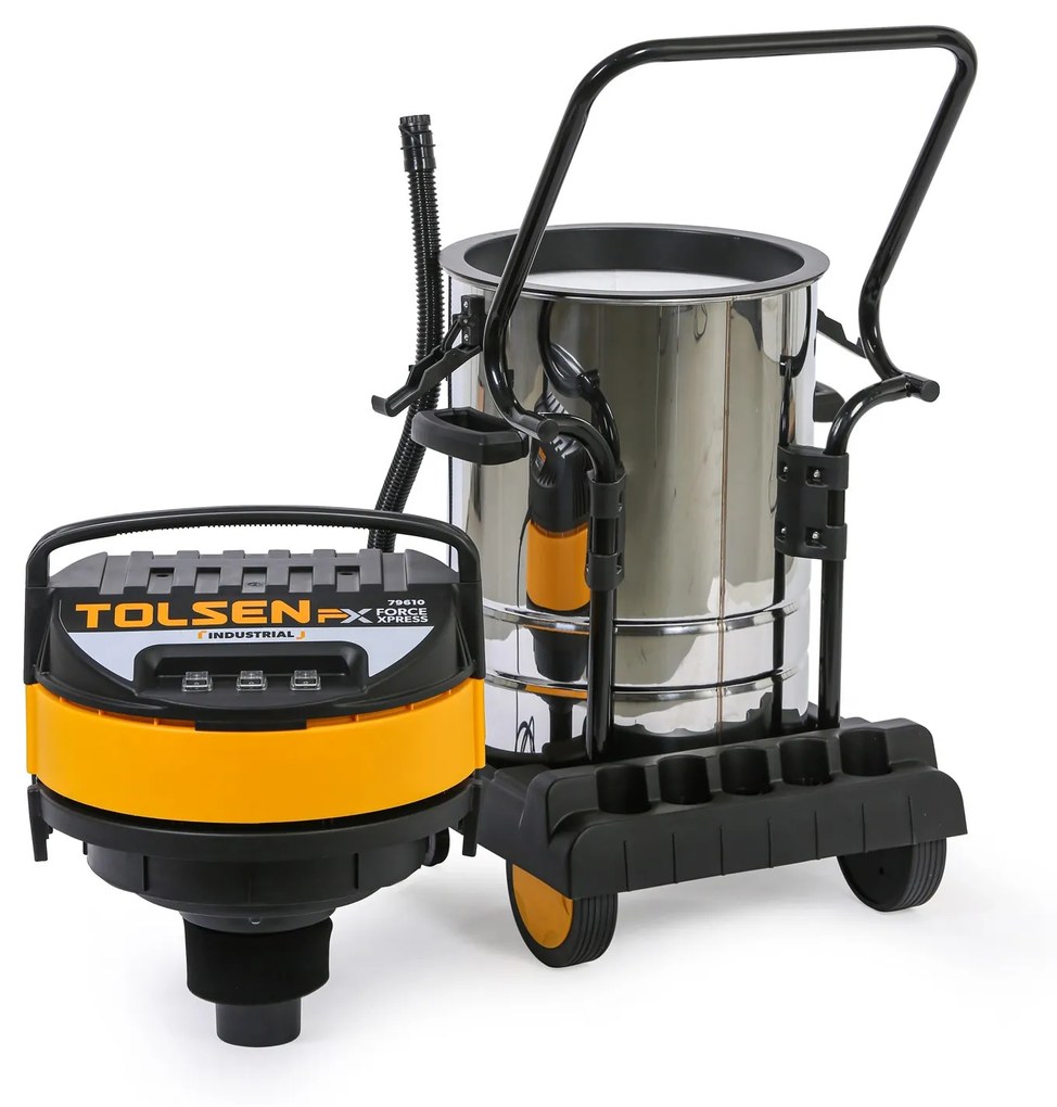 Tolsen Priemyselný vysávač, suché/mokré sanie, 3000 W, 80 l