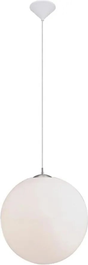 Eglo 22873 - Závesný luster na lankách RONDO 1xE27/60W/230V pr. 40 cm biela