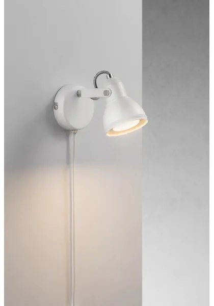 Nordlux - Nástenné bodové svietidlo ASLAK 1xGU10/35W/230V biela