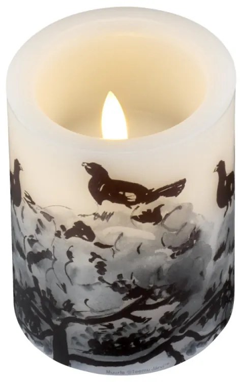 LED sviečka Winter Capercaillie 10cm