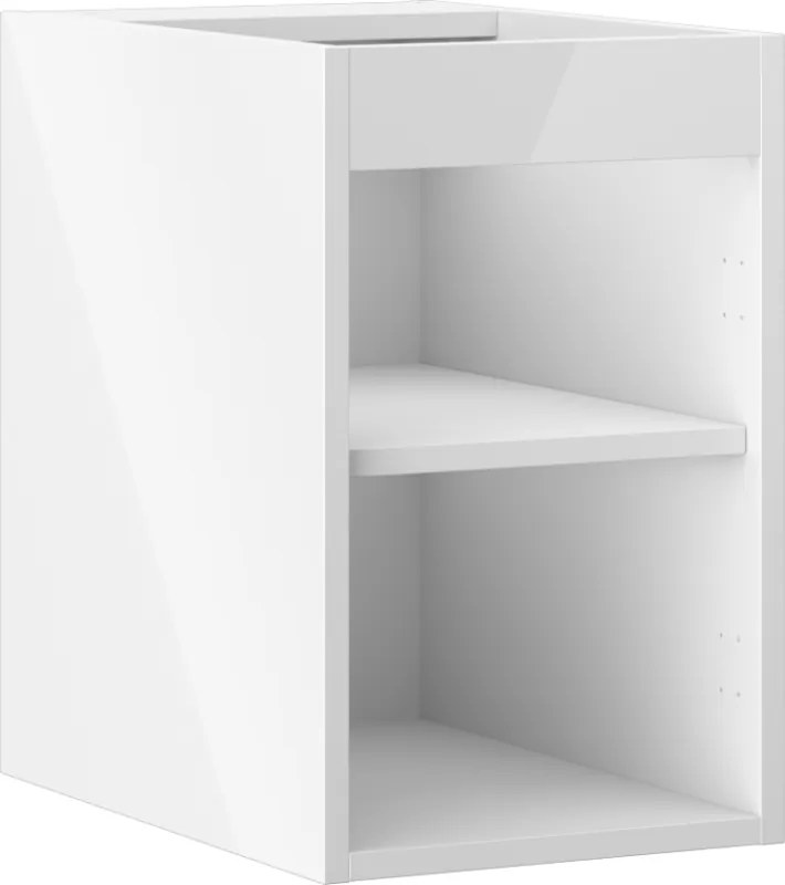 Mexen Box-A, závesná skrinka 30 cm, biela lesklá, 91AX1-0300-470-1-00
