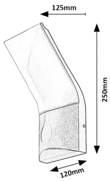 Rabalux 77171 - LED Vonkajšie nástenné svietidlo TOLNA LED/10W/230V IP54