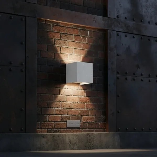 Ideal Lux - LED Vonkajšie nástenné svietidlo ATOM LED/12W/230V IP54 biela