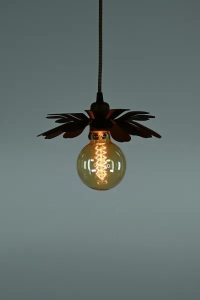 Bohemia-Design - Závesné svietidlo na lankách 1xE27/60W/230V bronzové
