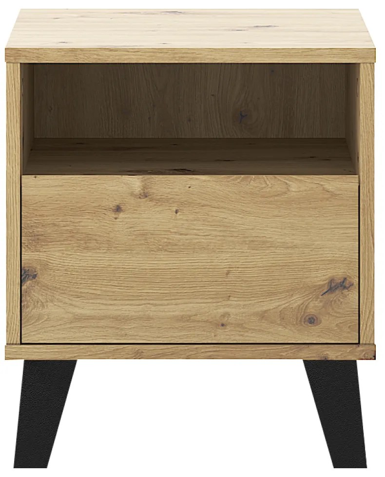 Nočný stolík BOGAN 1S, dub artisan