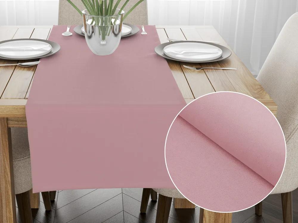 Biante Dekoračný behúň na stôl BKS-413 Púdrovo ružový 20x160 cm