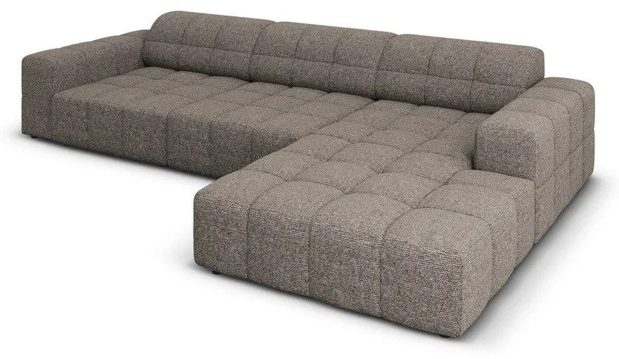 Tmavosivá rohová pohovka (pravý roh) Chicago – Cosmopolitan Design