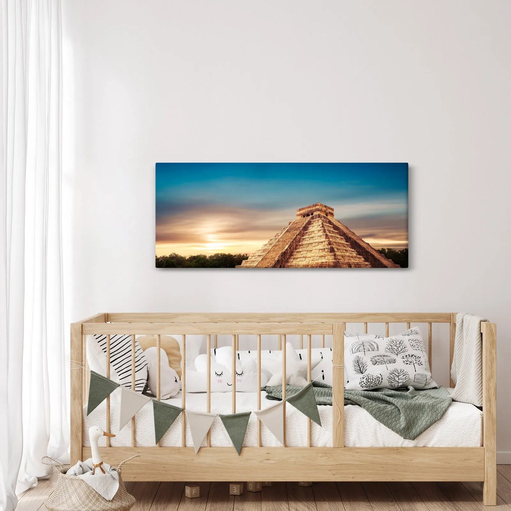 Obraz preslávenej Mayskej pamiatky (120x50 cm)