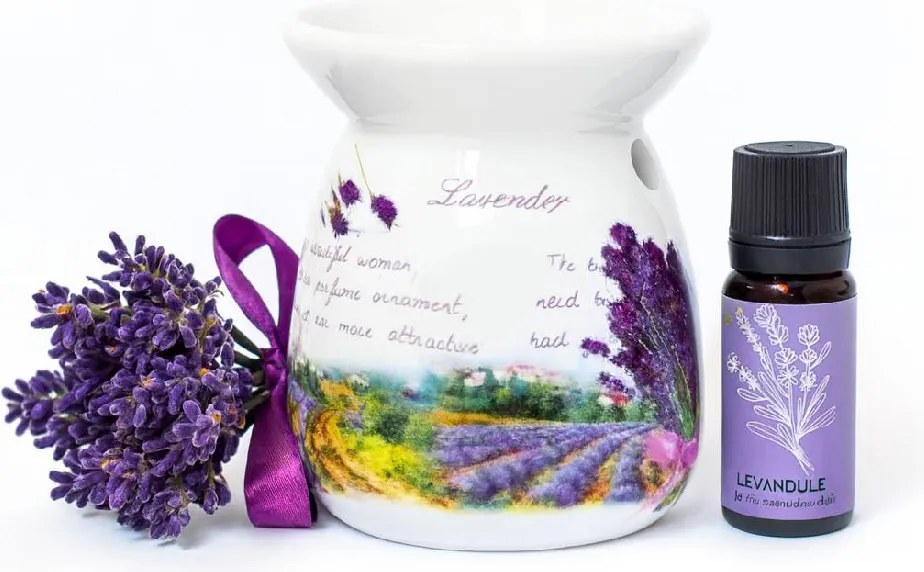 Home Elements keramická aromalampa Levandule