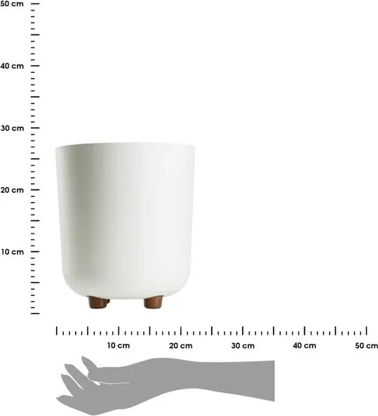 Plastový květináč na nožičkách Terra - výber z 6 prevedení