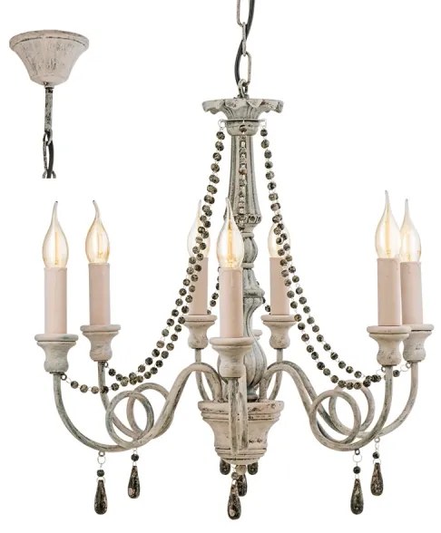 Eglo 49822 - Luster na reťazi COLCHESTER 8xE14/40W