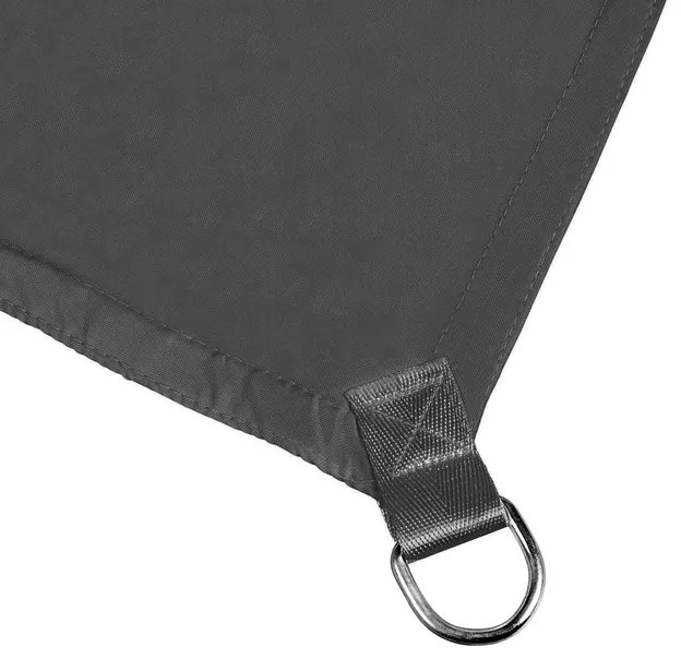 Slnečná plachta 4x4 m 160 g/m2 SPRINGOS SN0054 - grafitová