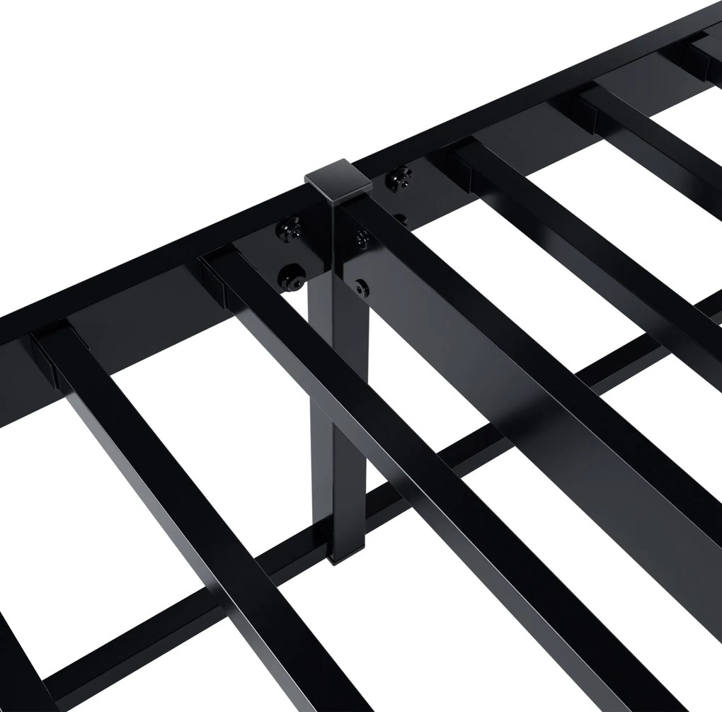 Posteľ Batoni 180x200 - čierna