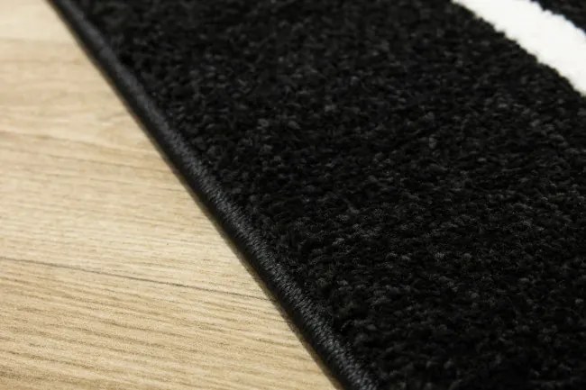 Koberec Lima 6333B čierny / biely