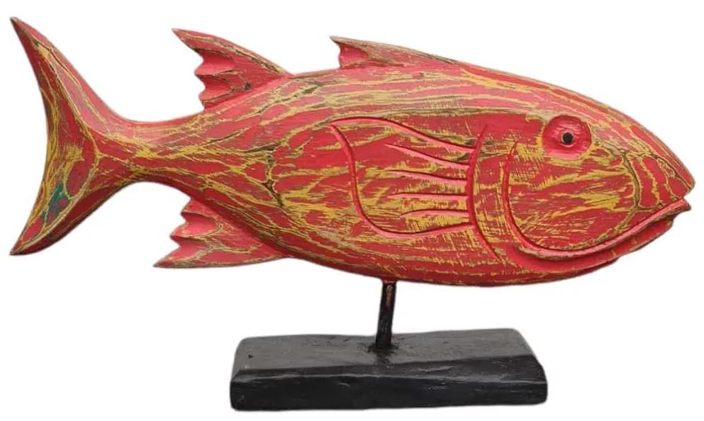 Ryba bojovnice červená 30 cm