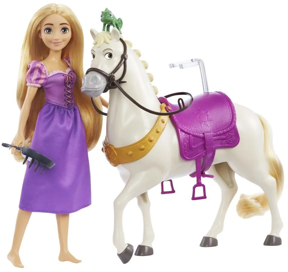 Mattel Disney Princezná Locika a bábika Maximus