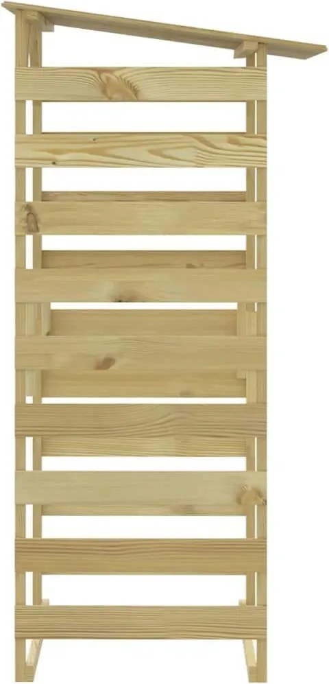 Pergoly so strechami 2 ks 100x90x200 cm impregnovaná borovica