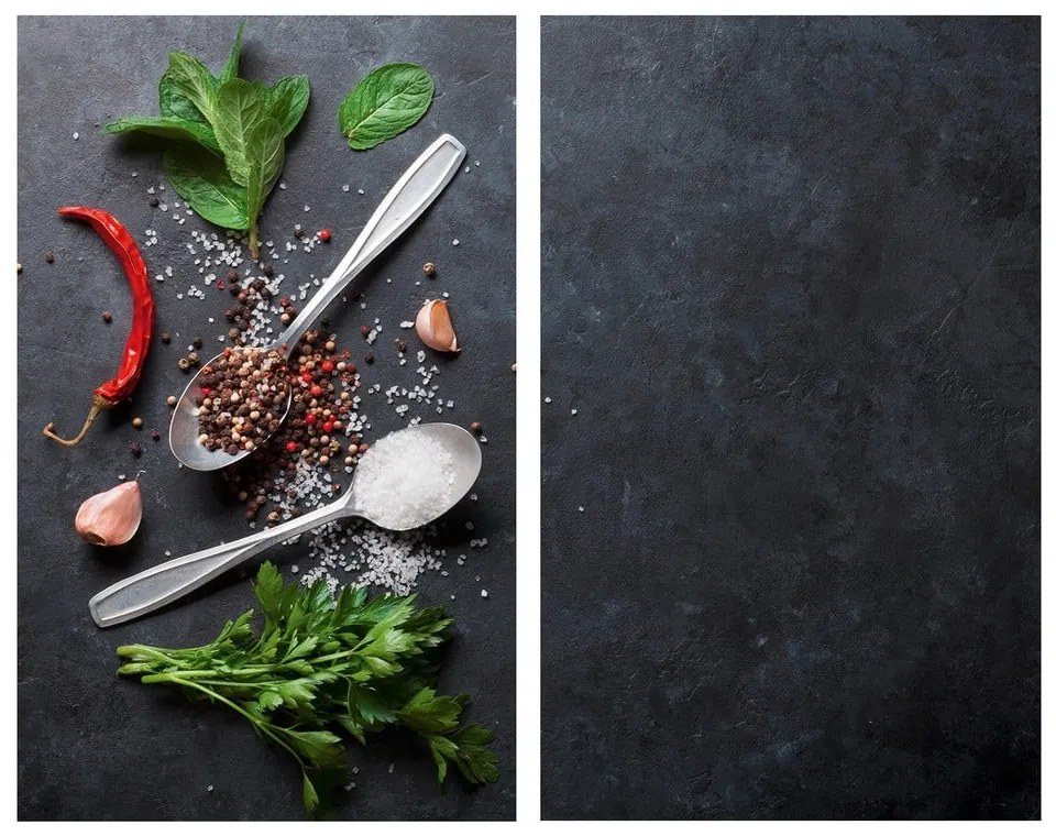 Kryty na sporák z tvrdeného skla v súprave 2 ks 52x30 cm Basil - Allstar