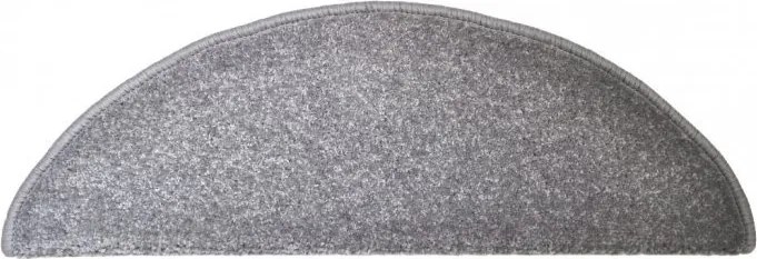 Nášľapy na schody Eton šedý polkruh, samolepiaci - 28x65 polkruh (rozmer vrátane ohybu) Vopi
