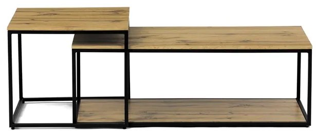 Autronic BONTEC Konferenčný stolík 100x50cm, mdf, divoký dub, CT-X7123 OAK Farba: Prírodné