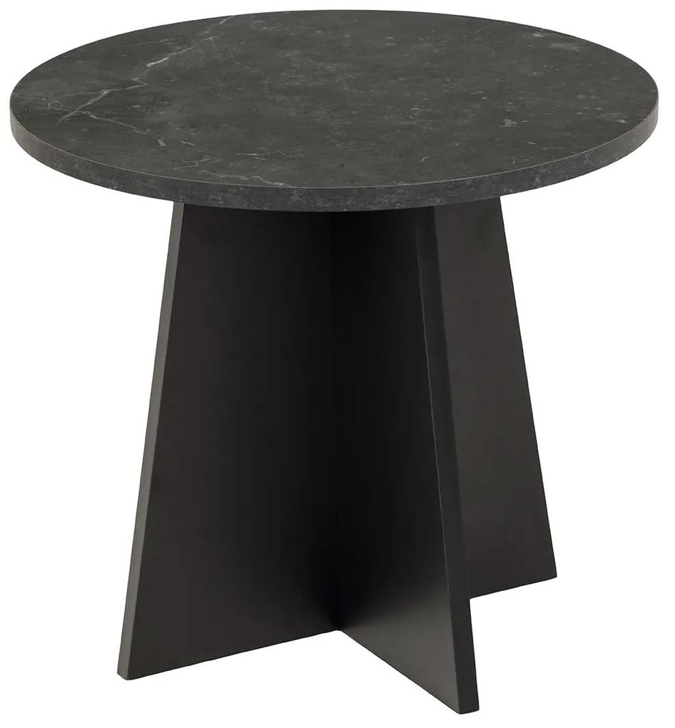 Príručný stolík Axis čierna 45 × 50 × 50 cm