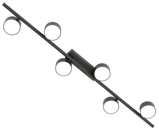 Stropné svietidlo BET 6xGX53/12W/230V čierna