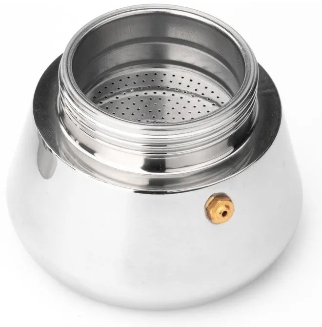 Moka kanvička z nehrdzavejúcej ocele v striebornej farbe 400 ml Trevi – Leopold Vienna