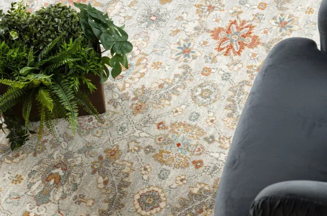 Koberec SOHO 477.07.LA110 OSTA naturálny béžový / terakotový