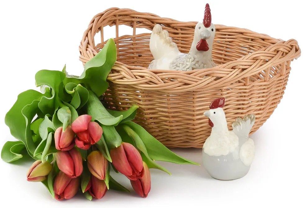 Prútený košík Familie V.priemer 28 x v. 13(cm)