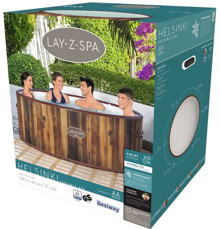 Bestway Jacuzzi Lay-Z-Spa Helsinki 5-7 osôb 60025