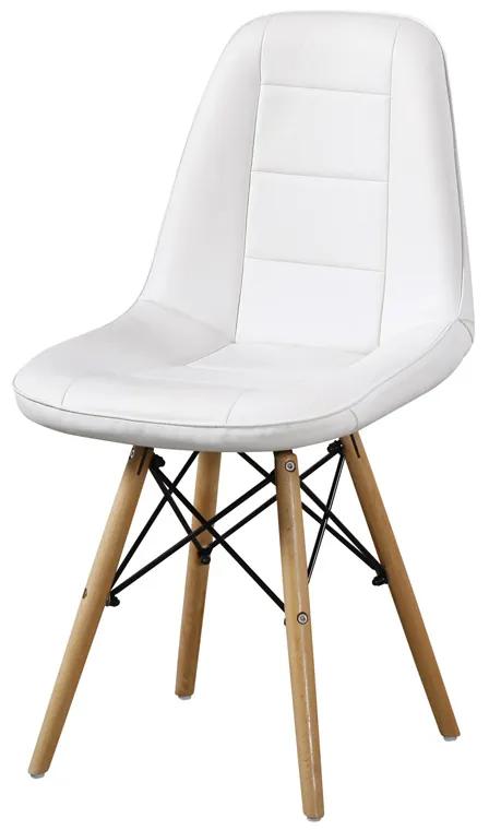 Jedálenská stolička VERI II, biela
