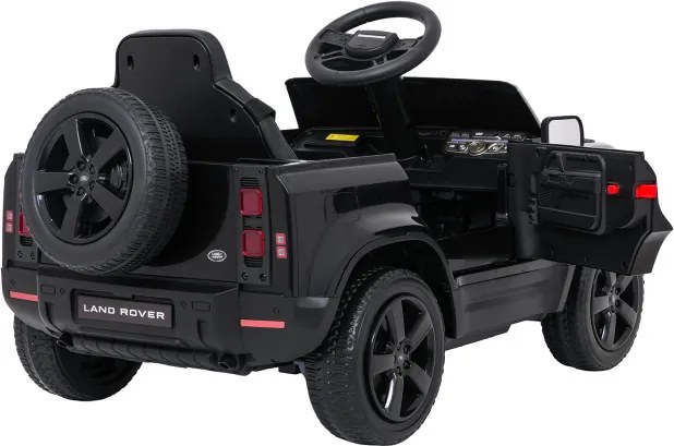 Elektrické autíčko Land Rover Defender čierne