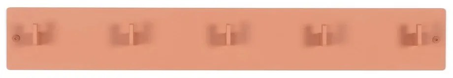 Kovový nástenný vešiak v lososovej farbe Leatherman – Spinder Design