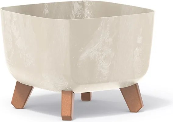 Kvetináč GRACIE EFFECT I pieskovo betónový