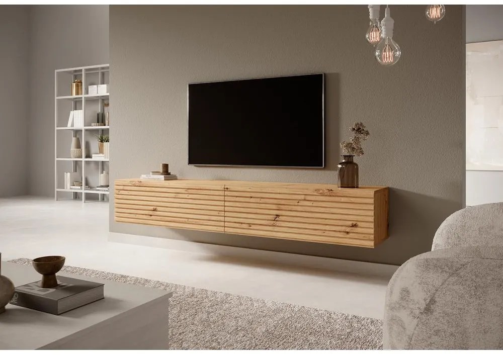 TV skrinka/stolík Purtas 175  (dub artisan). Akcia -16%. Vlastná spoľahlivá doprava až k Vám domov. 1098798