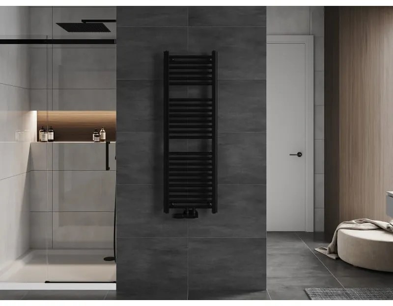 Mexen Mars, vykurovacie teleso 1200 x 400 mm, 439 W, čierna, W110-1200-400-00-70