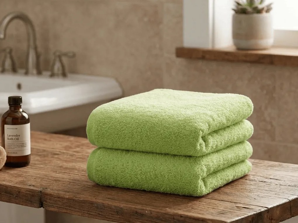 Uterák NORIELLE 50x90 cm zelený, 100% bavlna