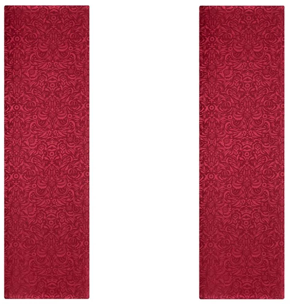 MERADISO® Obrus, 130 x 170 cm / Súprava stolových behúňov, 45 x 150 cm, 2 kusy (behúň, červená), červená (100309068)