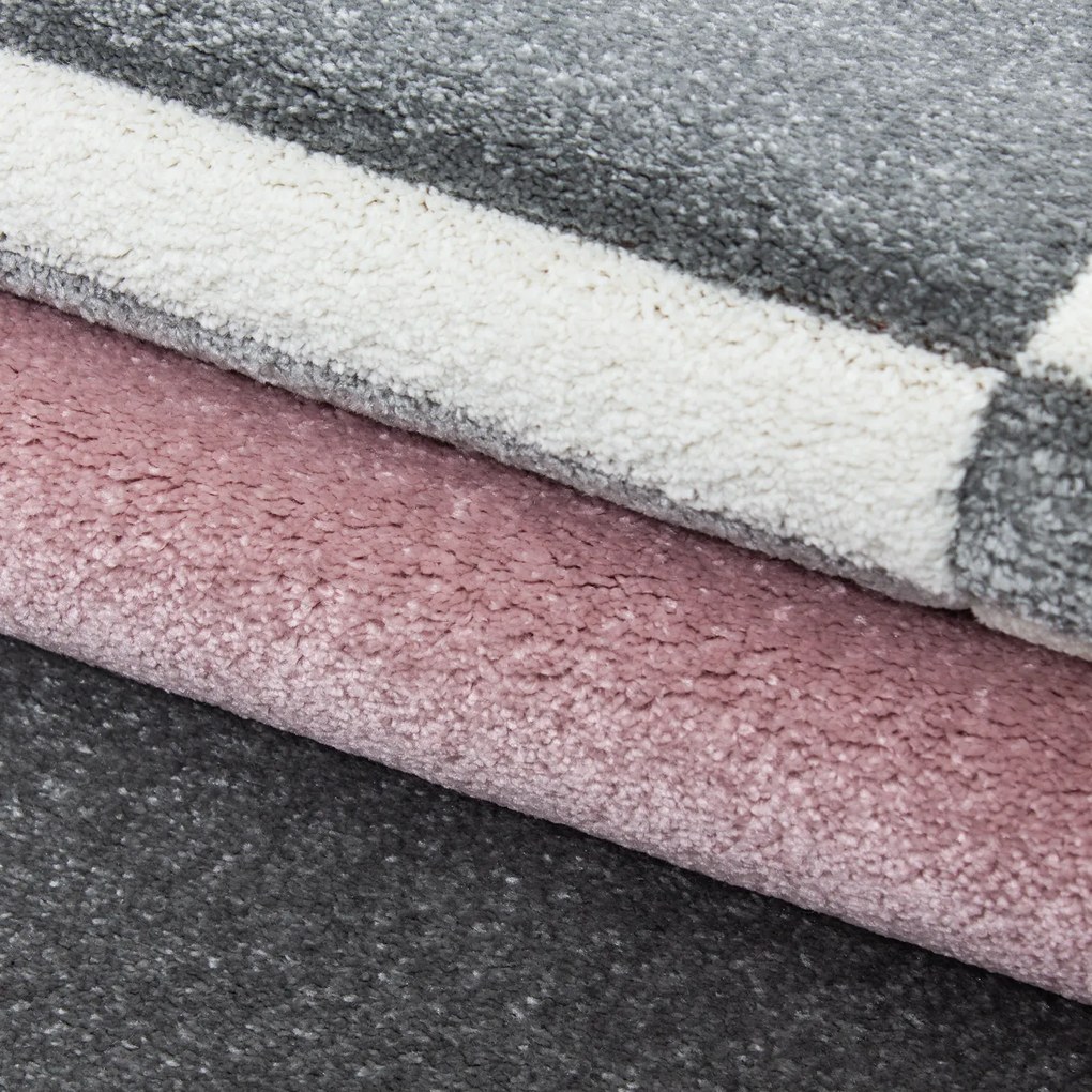 Kusový koberec Hawaii 1310 pink, 80x150, ružová, kancelária, Ayyildiz