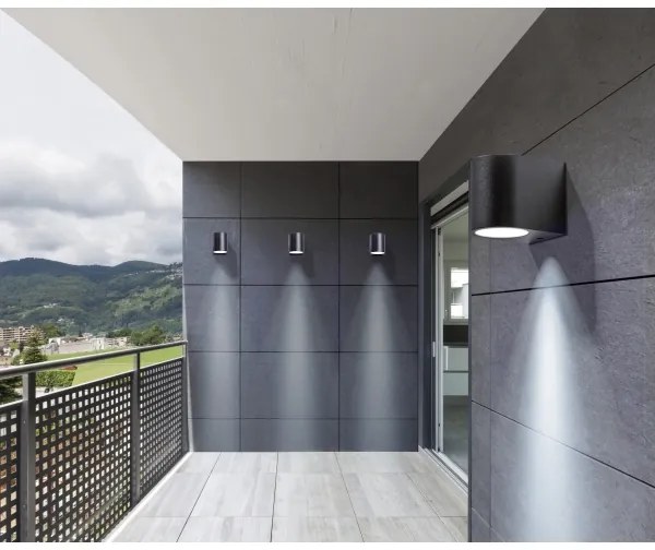 Azzardo AZ4265 - Vonkajšie nástenné svietidlo RIMINI 1xGU10/35W/230V IP54 okrúhly