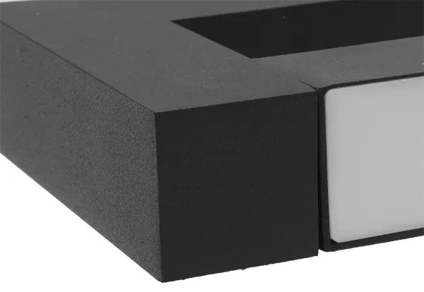 LED Vonkajšie nástenné svietidlo 2xLED/16W/230V IP54 90 cm čierna