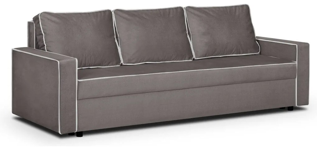 Trojmiestna pohovka s funkciou spania MIMI Hnedá/biela