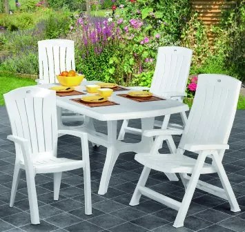 ALLIBERT SANTORINI Záhradná stolička, 61 x 65 x 99 cm, cappuccino 17180012