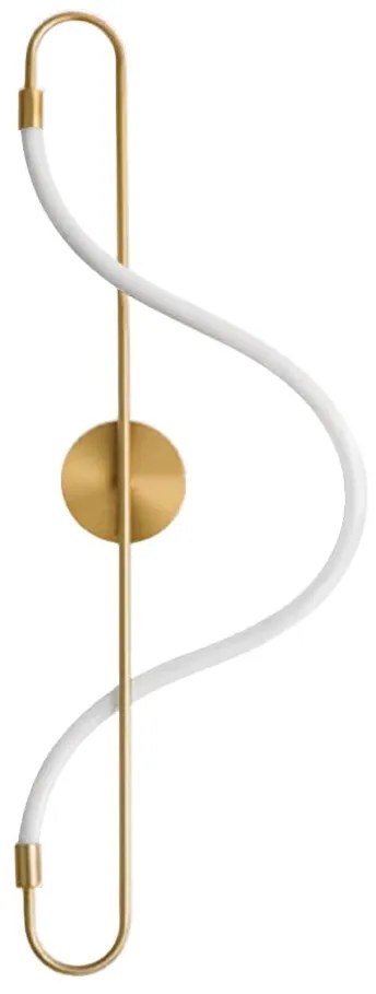 Toolight Toolight, LED nástenné svietidlo 25W APP858-W Long Gold, zlatá, OSW-03995