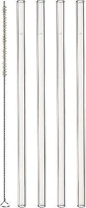 Leonardo Sklenená slamka 20 cm (4+1)
